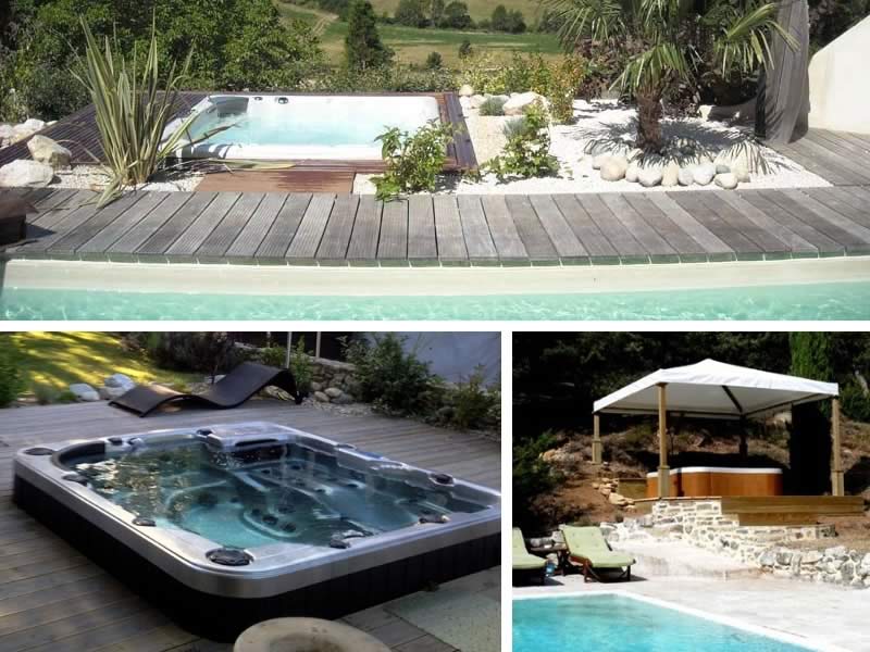 Intégrer son spa extérieur ou sa piscine au jardin, à la cour ou à la  terrasse : 9 idées